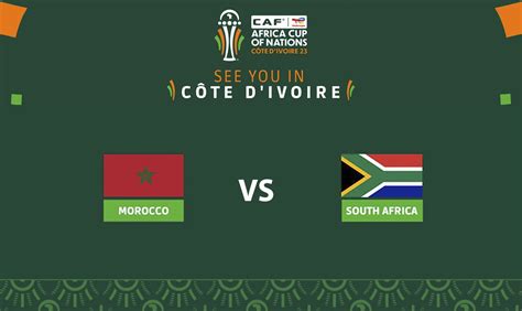 bafana bafana vs morocco live match